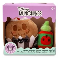 Disney Jack Skellington Cinnamon CupcakeMunchlings Plush – Specialty Treats – Micro 4 1/2'' – The Nightmare Before Christmas – Limited Release