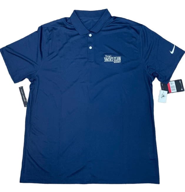 Disney Yacht Club Resort Nike Dri Fit Standard Fit Polo Shirt 3 Disney Yacht Club Resort Nike Dri Fit Standard Fit Polo Shirt