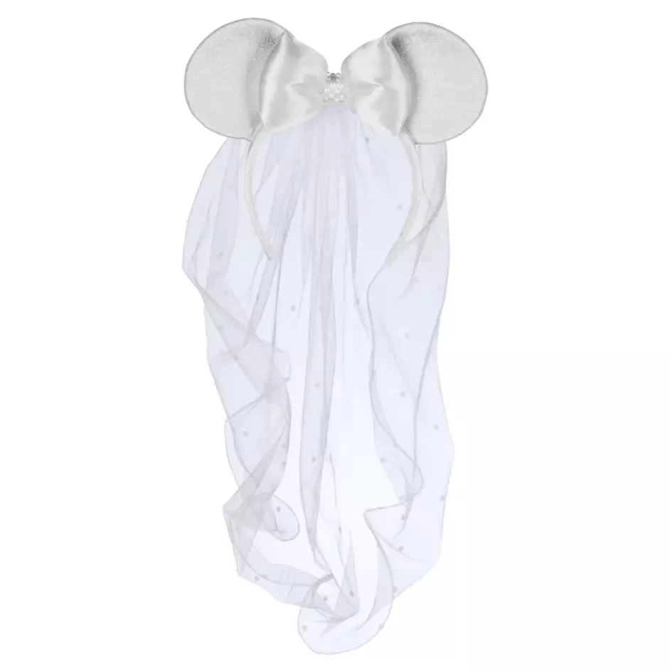 Disney Minnie Mouse Bride Ear Headband 3 Disney Minnie Mouse Bride Ear Headband