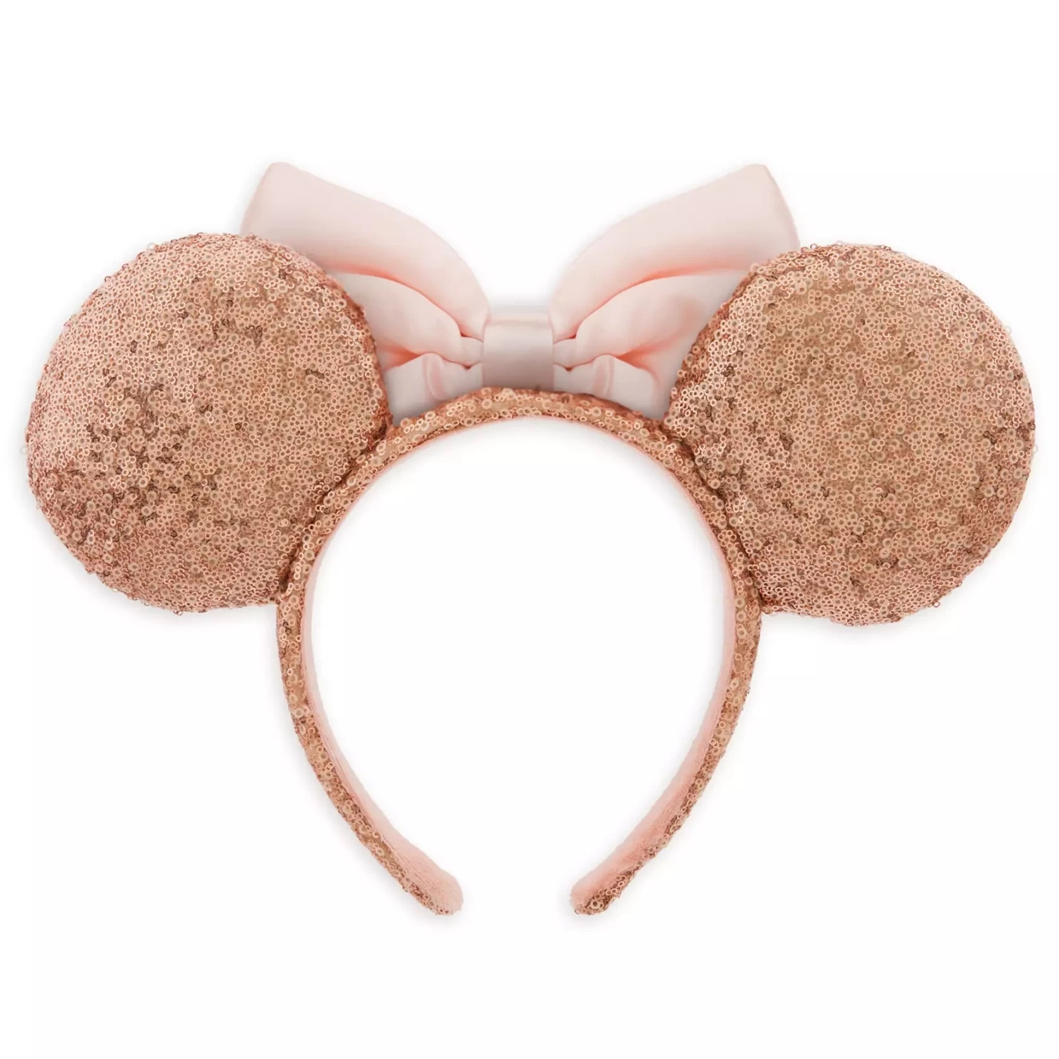 Disney Minnie Mouse Sequin Ear Headband For Adults – Rose Gold & Pink 4 Disney Minnie Mouse Sequin Ear Headband For Adults – Rose Gold & Pink - Image 2
