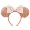 Disney Minnie Mouse Sequin Ear Headband For Adults – Rose Gold & Pink