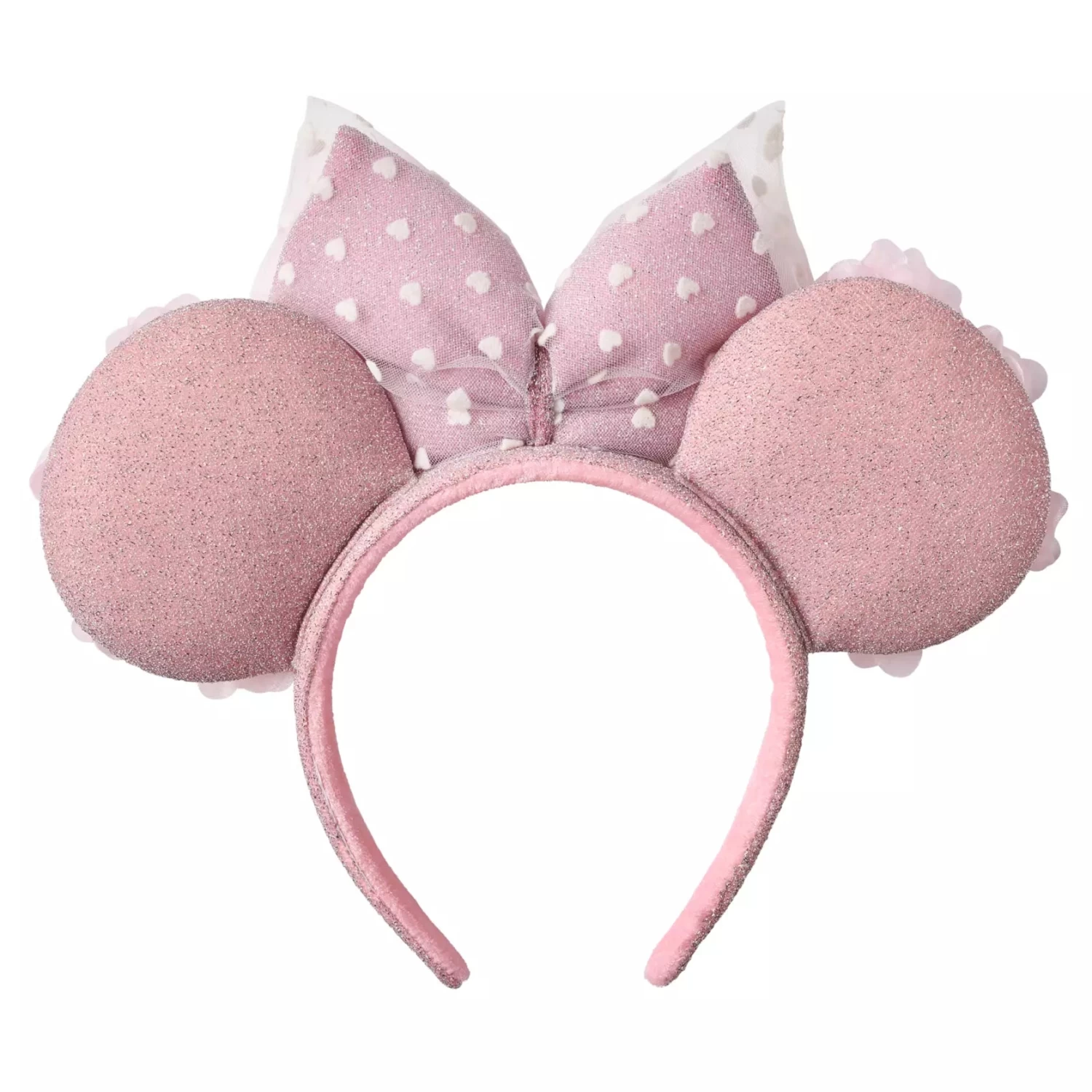 Disney Minnie Mouse Ear Headband For Adults – Hearts And Flowers 4 Disney Minnie Mouse Ear Headband For Adults – Hearts And Flowers - Image 2