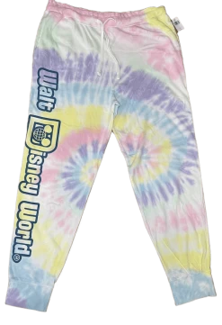 Walt Disney World Pastel Tie-Dye Sweatpants For Men