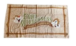Disney Fort Wilderness Campground Chip N Dale Beach Towel 2023