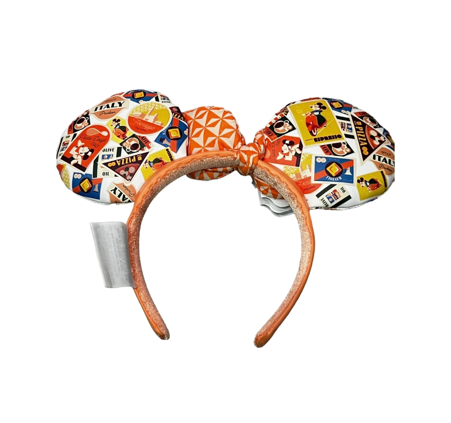 Disney Epcot Italy Pavilion Mickey Stamp Minnie Ear Headband 4 Disney Epcot Italy Pavilion Mickey Stamp Minnie Ear Headband - Image 2