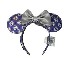 Disney 100 Platium And Purple Mickey & Friends Loungefly Minnie Ear Headband -Disney 356cec36cc85b83acfa9d82cfe4e28e2