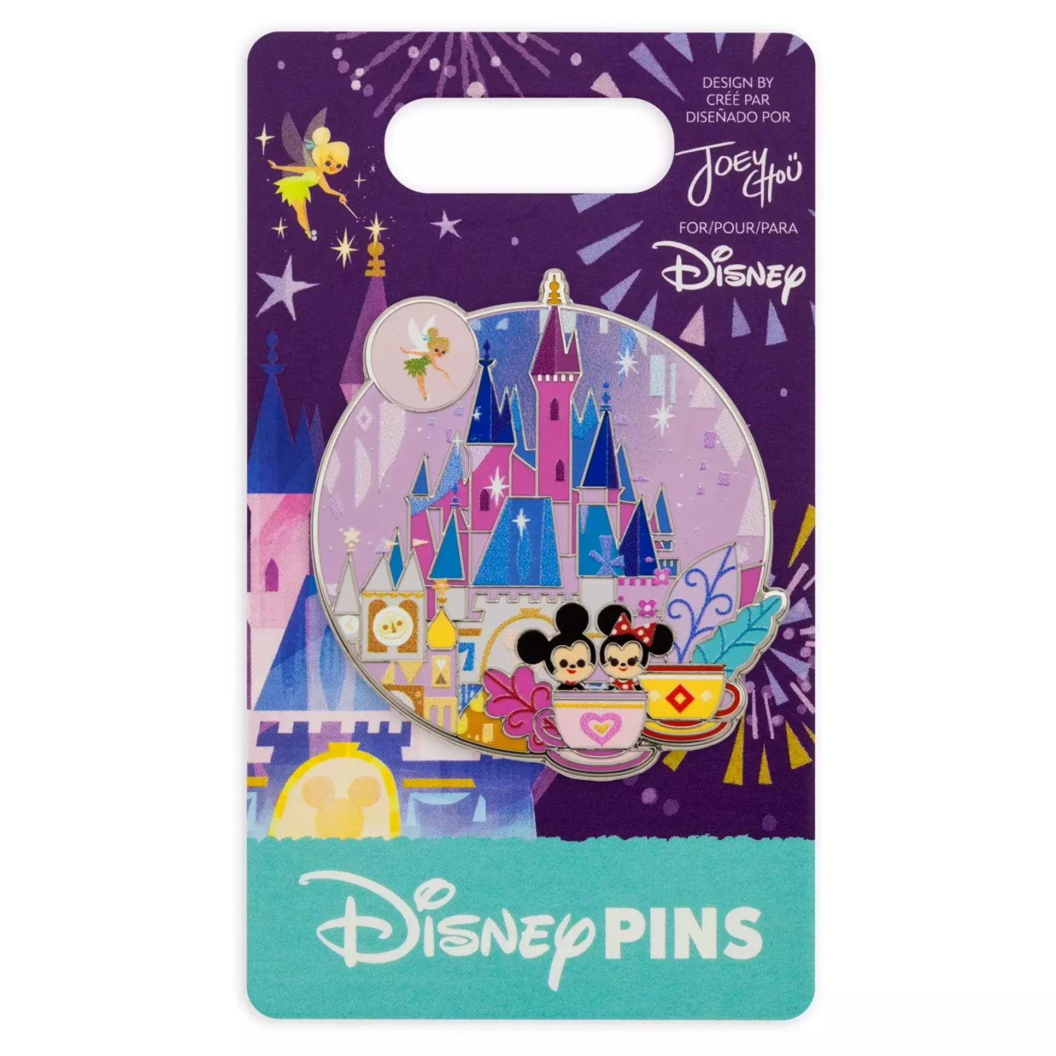 Disney Mickey And Minnie Mouse With Tinker Bell Fantasyland Pin By Joey Chou –Parks 4 Disney Mickey And Minnie Mouse With Tinker Bell Fantasyland Pin By Joey Chou –Parks - Image 2