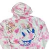 Walt Disney World Minnie Mouse Tie Dye Pullover Hoodie For Adults-Pink