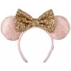 Disney Princess Pink & Gold Ear Headband For Adults -Disney 4503059556013