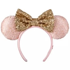Disney Princess Pink & Gold Ear Headband For Adults