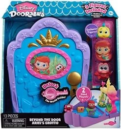 Disney Doorables Beyond The Door Ariel’s Grotto Playset, Includes 3 ExclusiveThe Little Mermaid Figures, 8 Accessories, And 1 Key, By Just Play