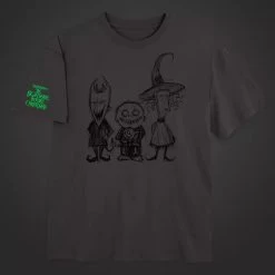 Disney Lock, Shock And Barrel Glow-in-the Dark T-Shirt For Adults – The Nightmare Before Christmas 9 Disney Lock, Shock And Barrel Glow-in-the Dark T-Shirt For Adults – The Nightmare Before Christmas -Disney 5205048006878 2