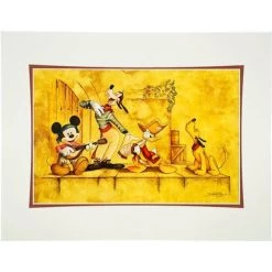 Disney "A Pirates Life" By Doug Bolly 14x18" Matted Print