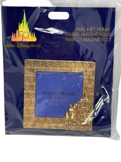 Disney World 50th Anniversary Metal Magnet Picture Frame