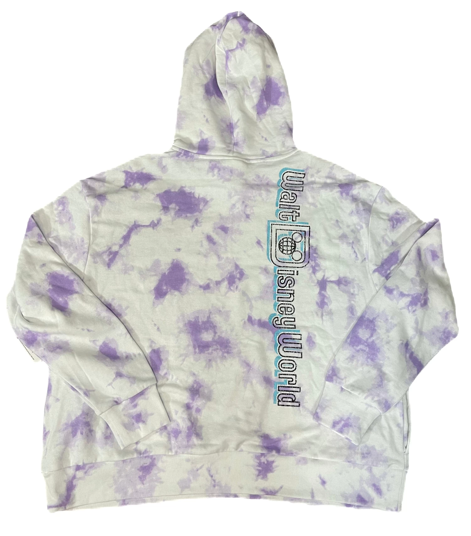 Walt Disney World Daisy Duck Tie Dye Pullover Hoodie For Adults– Lavender Purple 4 Walt Disney World Daisy Duck Tie Dye Pullover Hoodie For Adults– Lavender Purple - Image 2