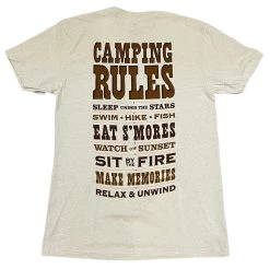 Disney Fort Wilderness 50th Anniversary Camping Rules Shirt