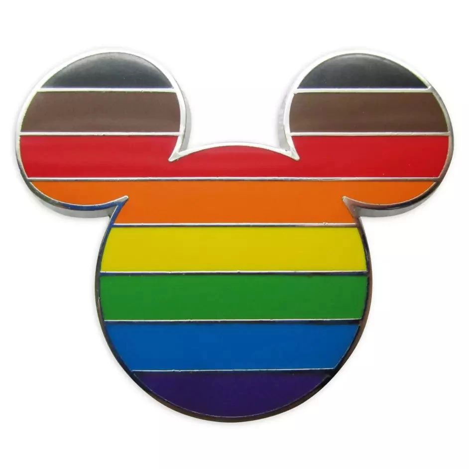 Disney Pride Collection Mickey Mouse Icon Pin – Intersectional Flag 3 Disney Pride Collection Mickey Mouse Icon Pin – Intersectional Flag
