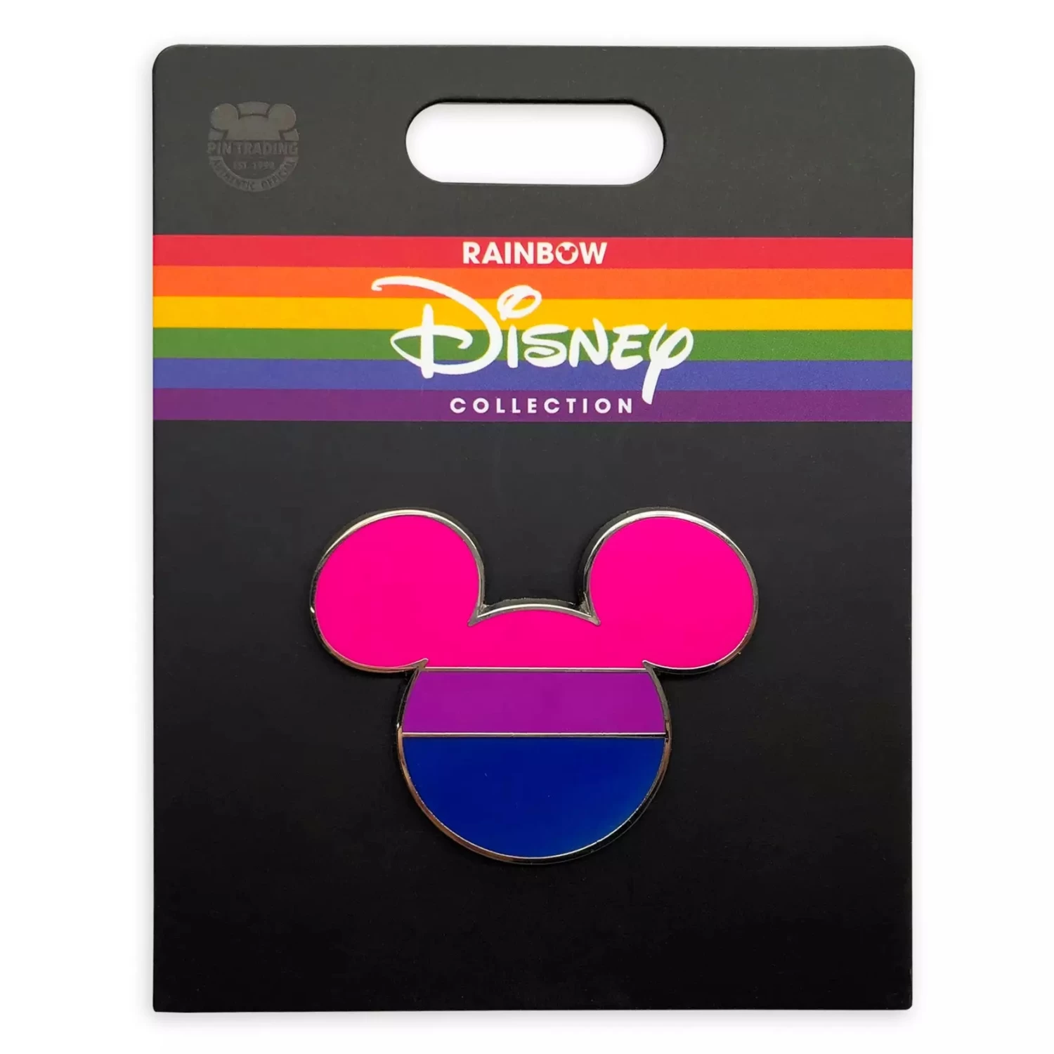 Disney Pride Collection Mickey Mouse Icon Pin – Bisexual Flag 4 Disney Pride Collection Mickey Mouse Icon Pin – Bisexual Flag - Image 2