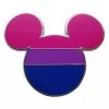Disney Pride Collection Mickey Mouse Icon Pin – Bisexual Flag