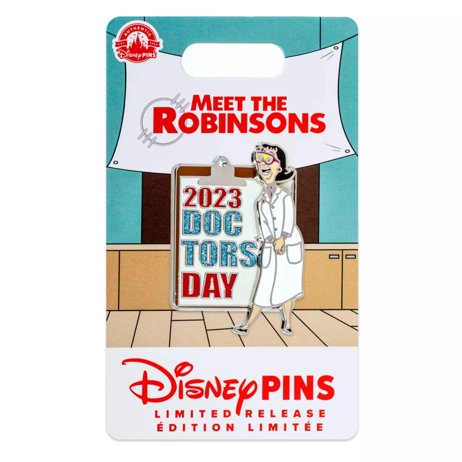 Disney Dr. Lucille Krunklehorn-Robinson Doctors' Day 2023 Pin – Meet The Robinsons – Limited Release 4 Disney Dr. Lucille Krunklehorn-Robinson Doctors' Day 2023 Pin – Meet The Robinsons – Limited Release - Image 2