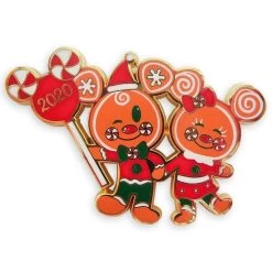 Disney Mickey And Minnie Mouse Gingerbread Holiday 2020 Pin