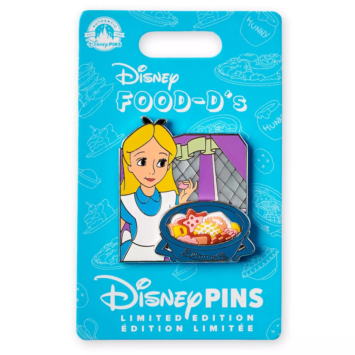 Disney Alice In Wonderland Pin – Food-D's – Limited Edition 4 Disney Alice In Wonderland Pin – Food-D's – Limited Edition - Image 2