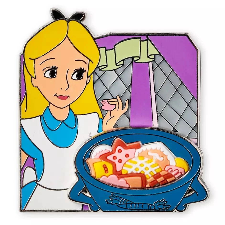 Disney Alice In Wonderland Pin – Food-D's – Limited Edition 3 Disney Alice In Wonderland Pin – Food-D's – Limited Edition