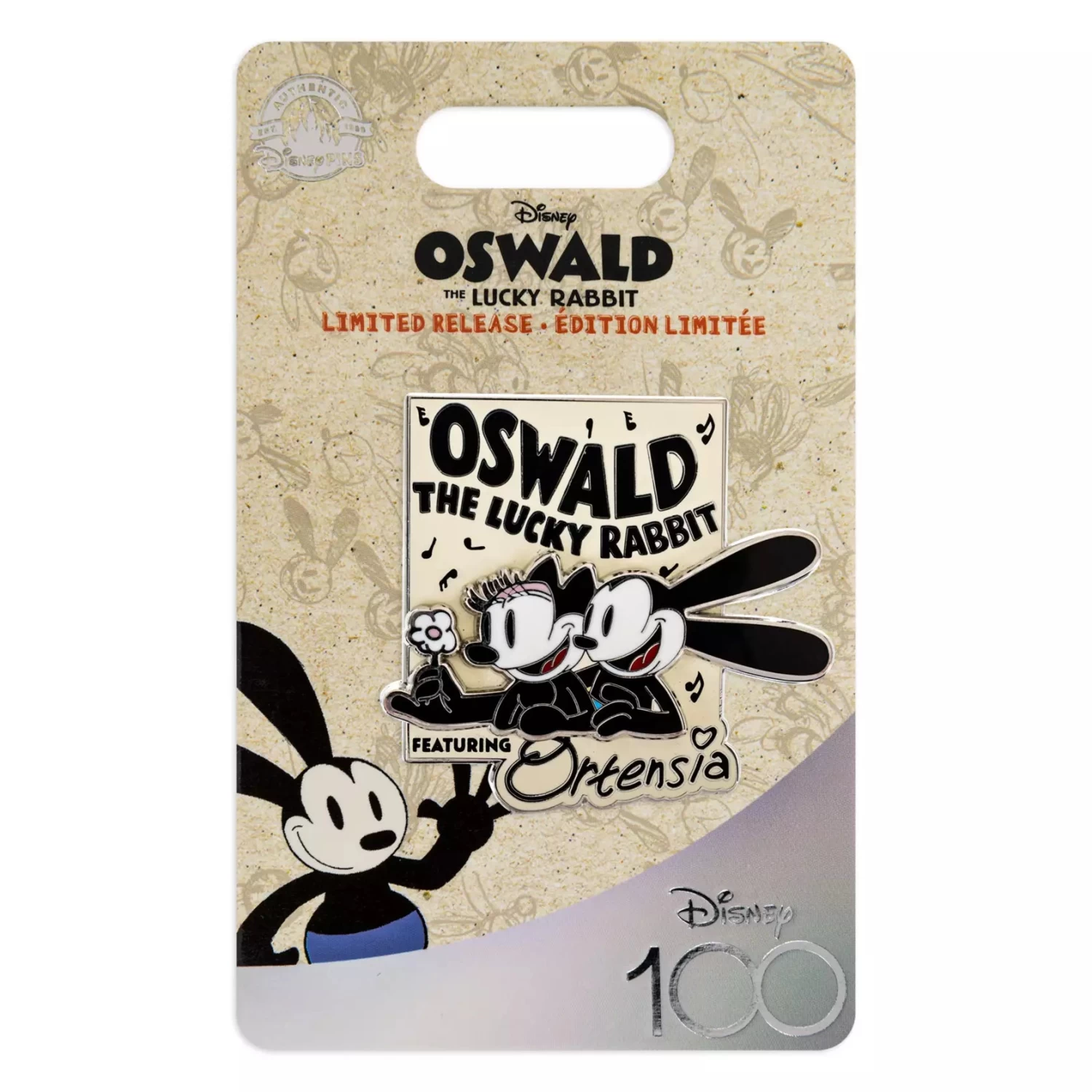 Disney Oswald The Lucky Rabbit And Ortensia Pin – 100 – Limited Release 4 Disney Oswald The Lucky Rabbit And Ortensia Pin – 100 – Limited Release - Image 2