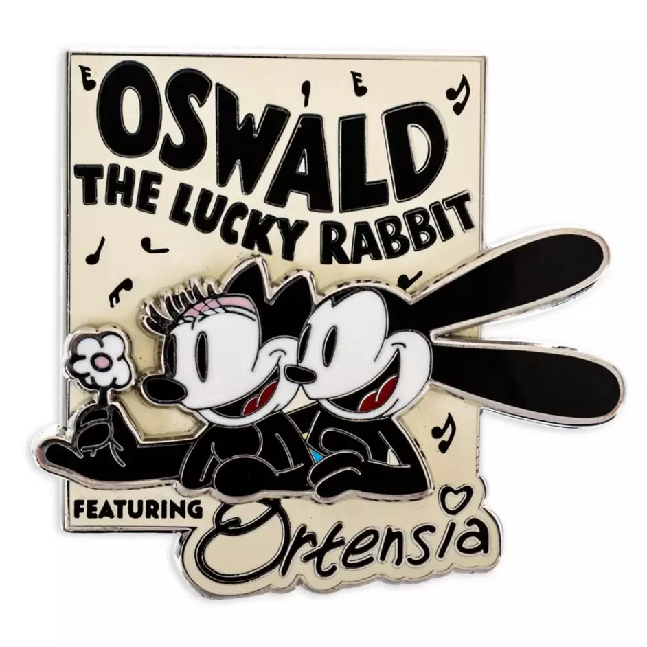 Disney Oswald The Lucky Rabbit And Ortensia Pin – 100 – Limited Release 3 Disney Oswald The Lucky Rabbit And Ortensia Pin – 100 – Limited Release