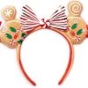 Disney Minnie And Mickey Gingerbread Ear Headband