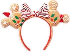 Disney Minnie And Mickey Gingerbread Ear Headband