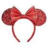 Disney Minnie Mouse Sequined Ear Headband For Adults – Red 2 Disney Minnie Mouse Sequined Ear Headband For Adults – Red -Disney 7505057373238