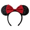 Disney Minnie Mouse Black Sequined Ear Headband With Red Bow 1 Disney Minnie Mouse Black Sequined Ear Headband With Red Bow -Disney 7505057373980 6273b1a0 1f16 4f20 8db0 32384a1bd82d