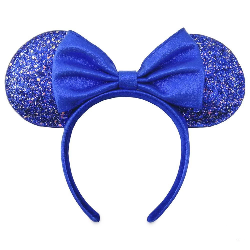 Disney Minnie Mouse Ear Headband –Wishes Come True Blue 3 Disney Minnie Mouse Ear Headband –Wishes Come True Blue