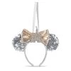 Disney Silver Sequined Castle Ear Minnie Ear Headband Ornament 1 Disney Silver Sequined Castle Ear Minnie Ear Headband Ornament -Disney 7509057372607