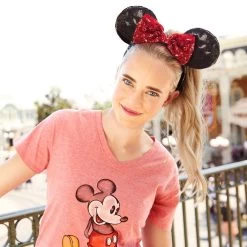 Minnie Mouse Sequin Ear Headband 5 Minnie Mouse Sequin Ear Headband -Disney 7514057370988 1