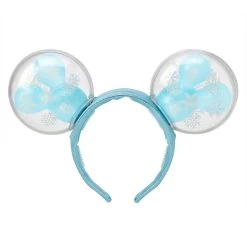 Disney Mickey Mouse Snowflake Balloon Light-Up Ears Headband For Adults