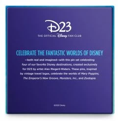 Disney D23 Fantastic Worlds Pin Set – Limited Release -Disney 9942058530554 2