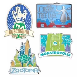 Disney D23 Fantastic Worlds Pin Set – Limited Release