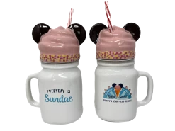 Disney Beach Club Resort Beaches & Cream Soda Shop Mickey Ice Cream Mug