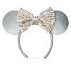 Disney Winter Frost Minnie Ear Headband -Disney Cute Holiday Accessory Minnie Mouse Ear Headband in Winter Frost