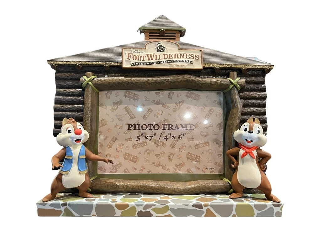 Disney World 50th Anniversary Fort Wilderness Chip And Dale Picture Frame 3 Disney World 50th Anniversary Fort Wilderness Chip And Dale Picture Frame