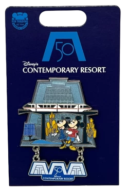 Walt Disney World 50th Anniversary Contemporary Resort Pin