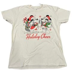 Disney Santa Mickey & Minnie Holiday Cheer Shirt