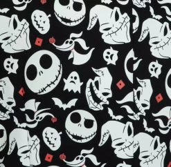 Disney The Nightmare Before Christmas Glow-in-the-Dark Half Suit And Tie For Adults -Disney IMG 2424