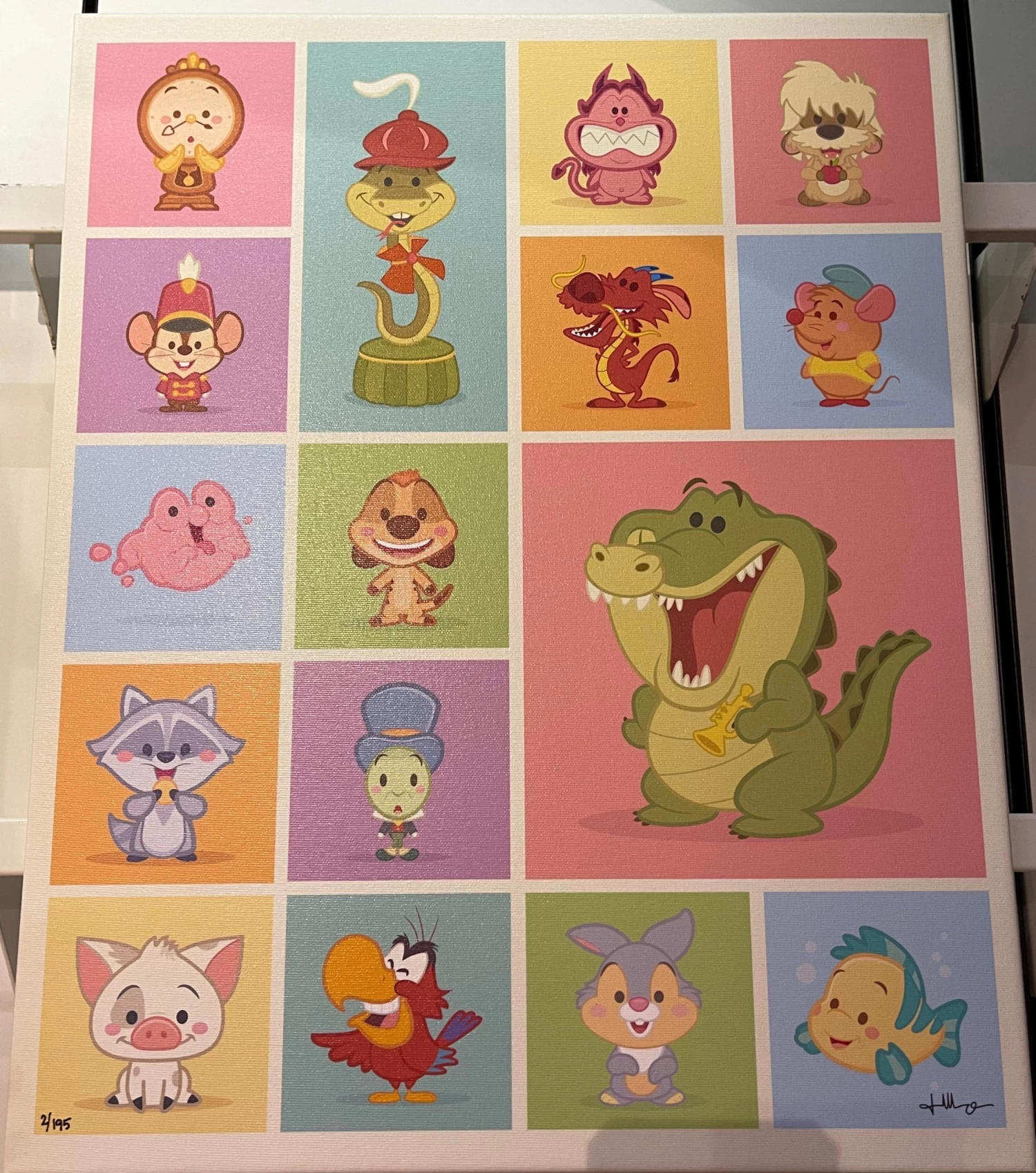 Disney A Side Of Cute Sidekick Canvas Wrap 2/195 By Jerrod Maruyama 3 Disney A Side Of Cute Sidekick Canvas Wrap 2/195 By Jerrod Maruyama