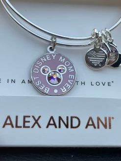 Disney Alex And Ani Mickey Best Disney Mom Ever Bangle Bracelet