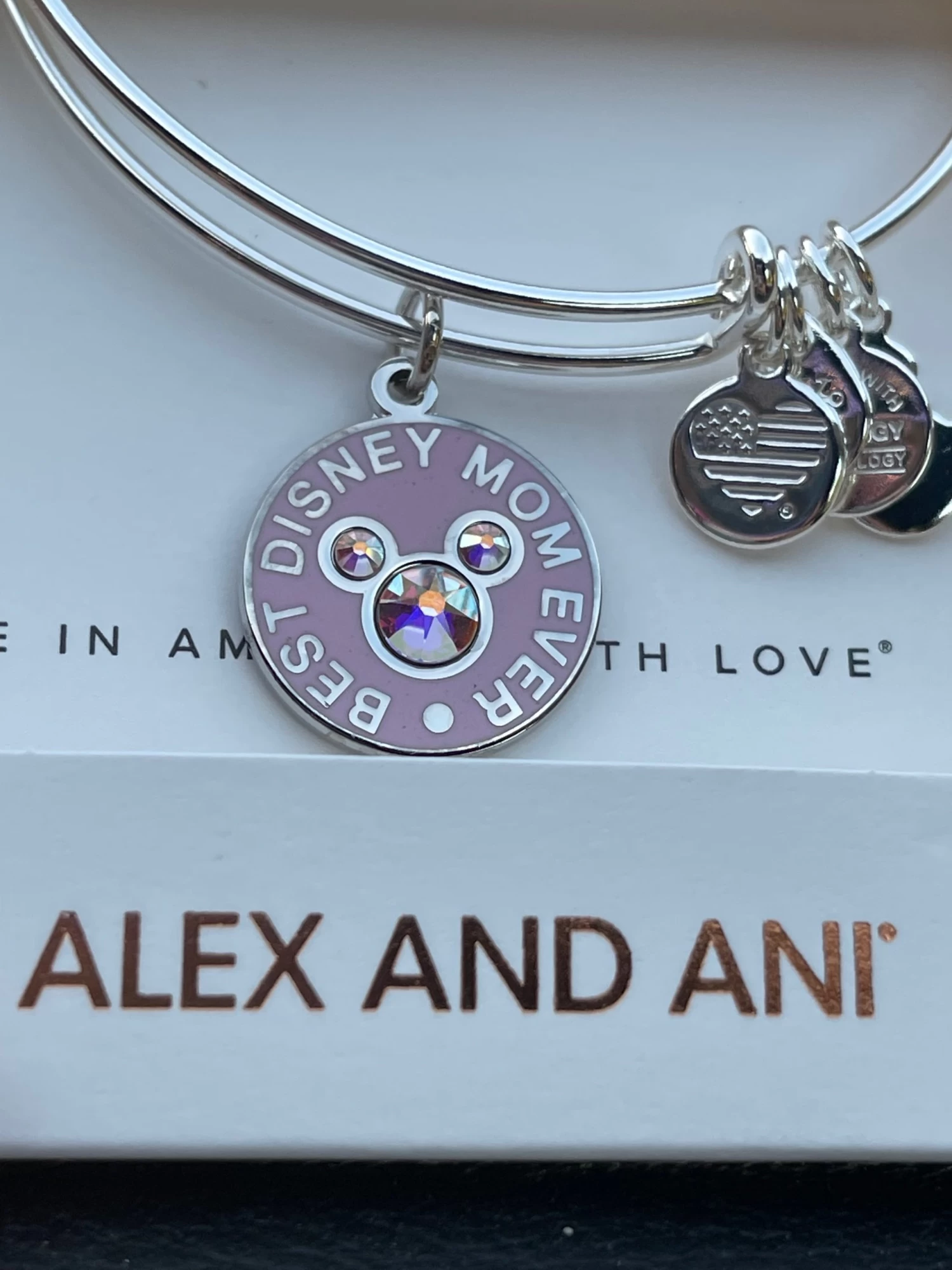 Disney Alex And Ani Mickey Best Disney Mom Ever Bangle Bracelet 3 Disney Alex And Ani Mickey Best Disney Mom Ever Bangle Bracelet