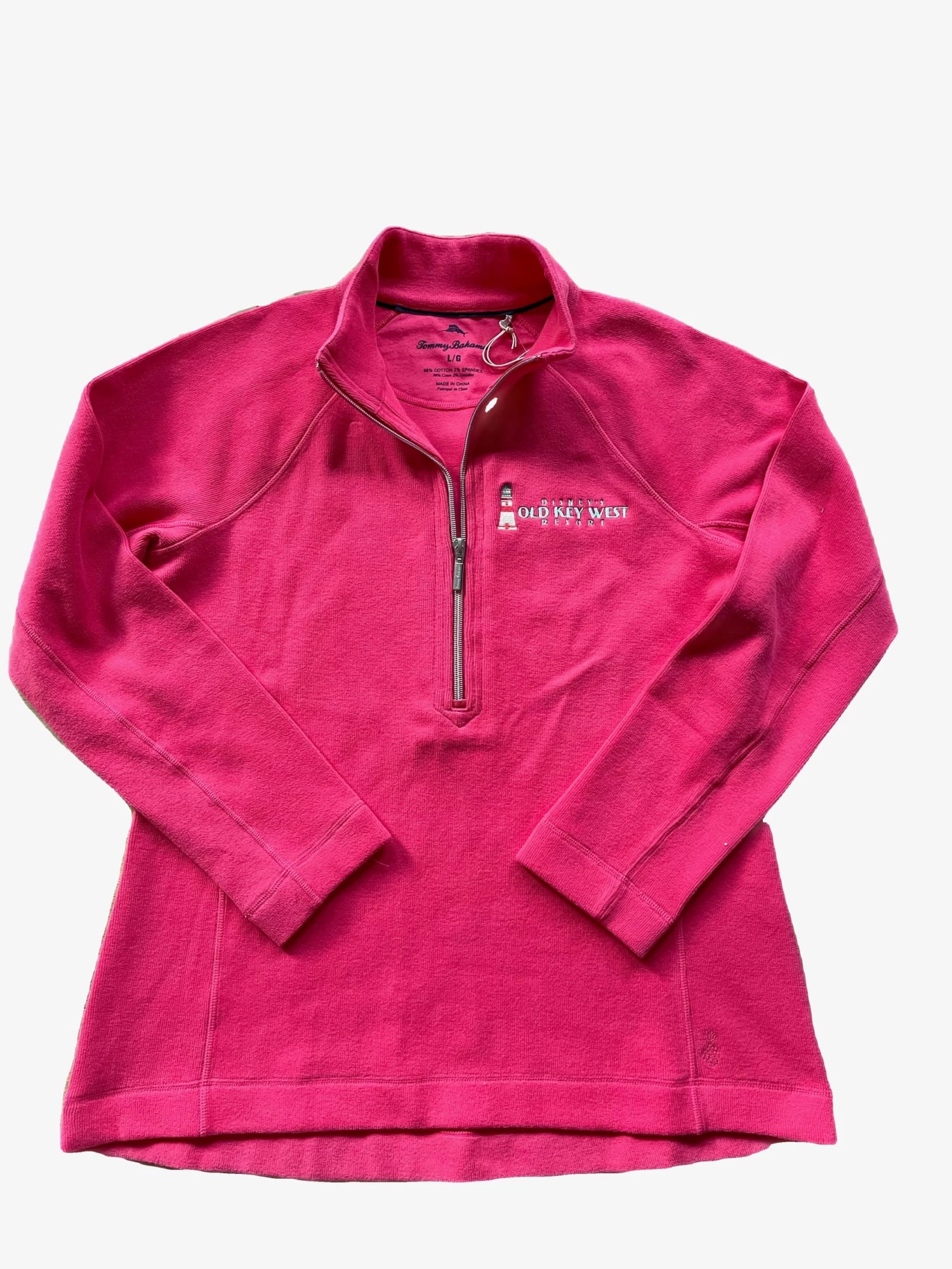 Disney Old Key West Aruba Half Zip Tommy Bahama Pullover For Women 3 Disney Old Key West Aruba Half Zip Tommy Bahama Pullover For Women