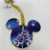 Disney Mickey Castle Holly Wreath Ornament -Disney IMG 5647